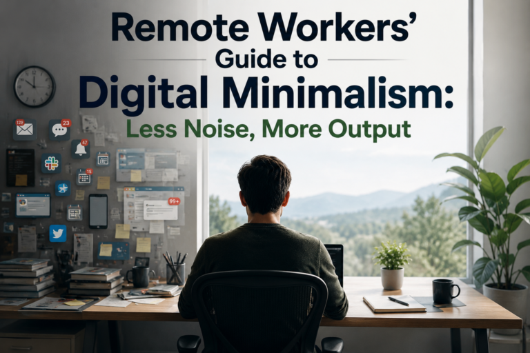Digital Minimalism for Remote Work: Building a Focused Workspace