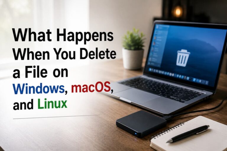 What Happens When You Delete a File on Windows, macOS, and Linux